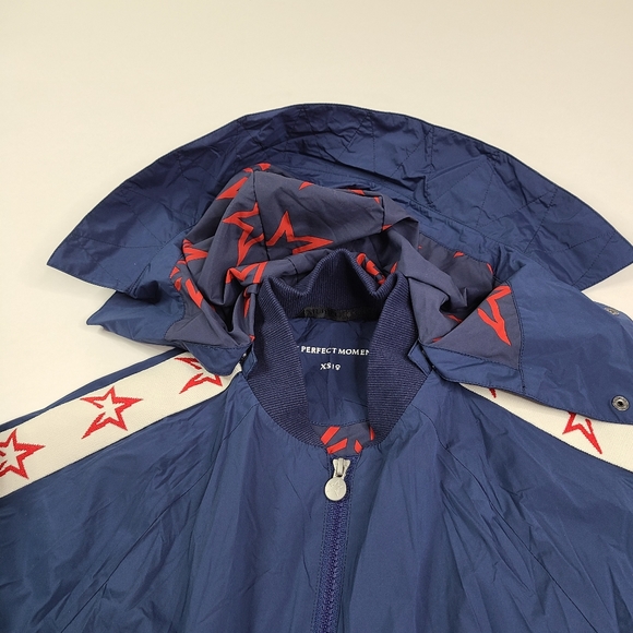 PERFECT MOMENT Navy Star Track Jacket sz XS - Picture 5 of 7